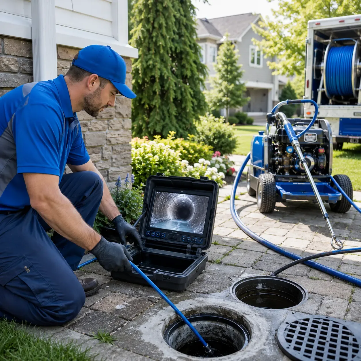Outdoor drain cleaning professionals serving Camargo, IL